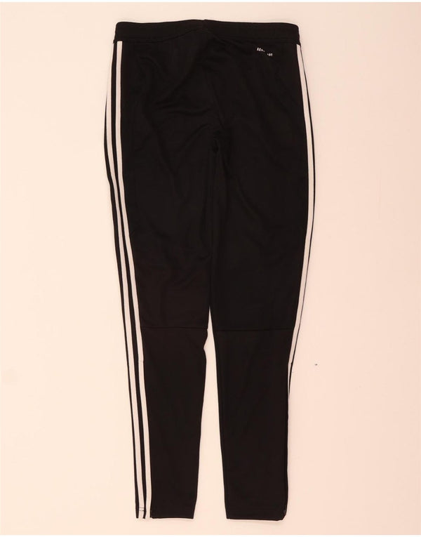 ADIDAS Womens Aeroready Tracksuit Trousers UK 8/10 Small  Black Polyester