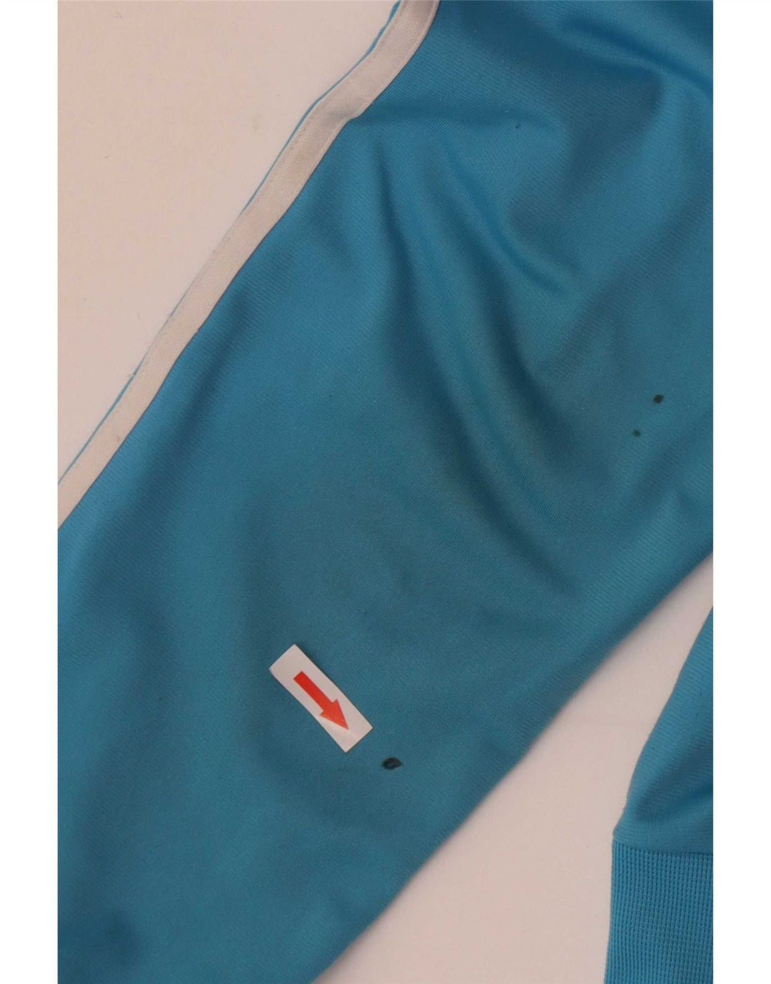 Adidas Mens Zip Hoodie Sweater Small Blue Polyester