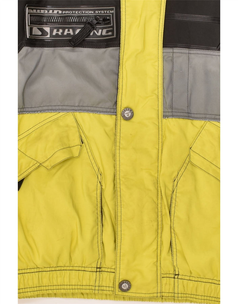 DUBIN Mens Ski Jacket Large Yellow Colourblock | Vintage Dubin | Thrift | Second-Hand Dubin | Used Clothing | Messina Hembry 