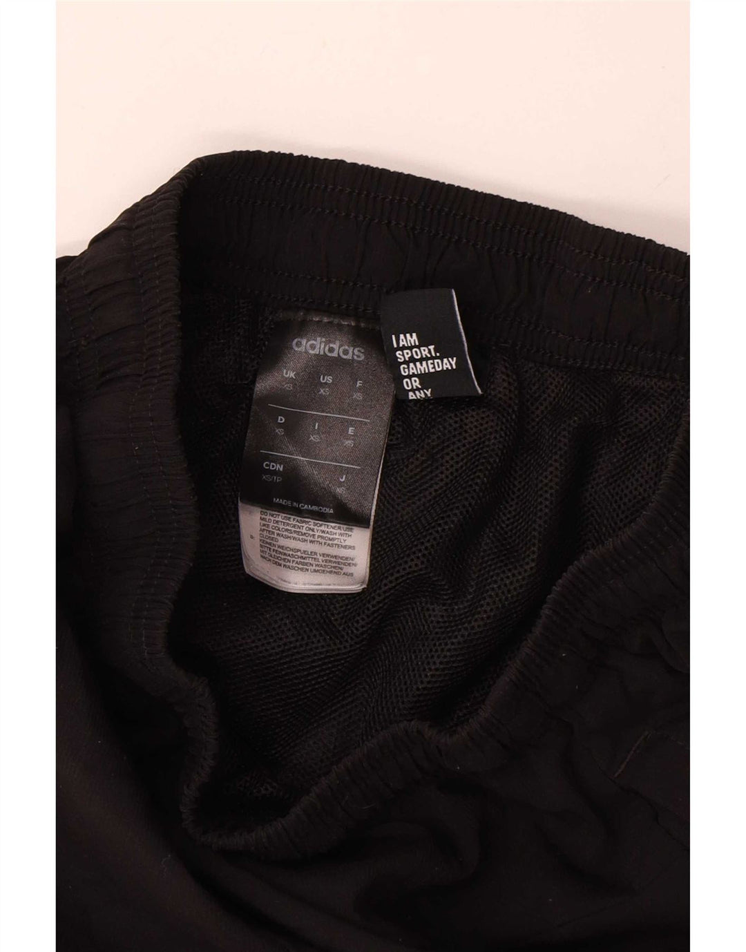 Adidas Mens Tracksuit Trousers Joggers XS  Black Polyester