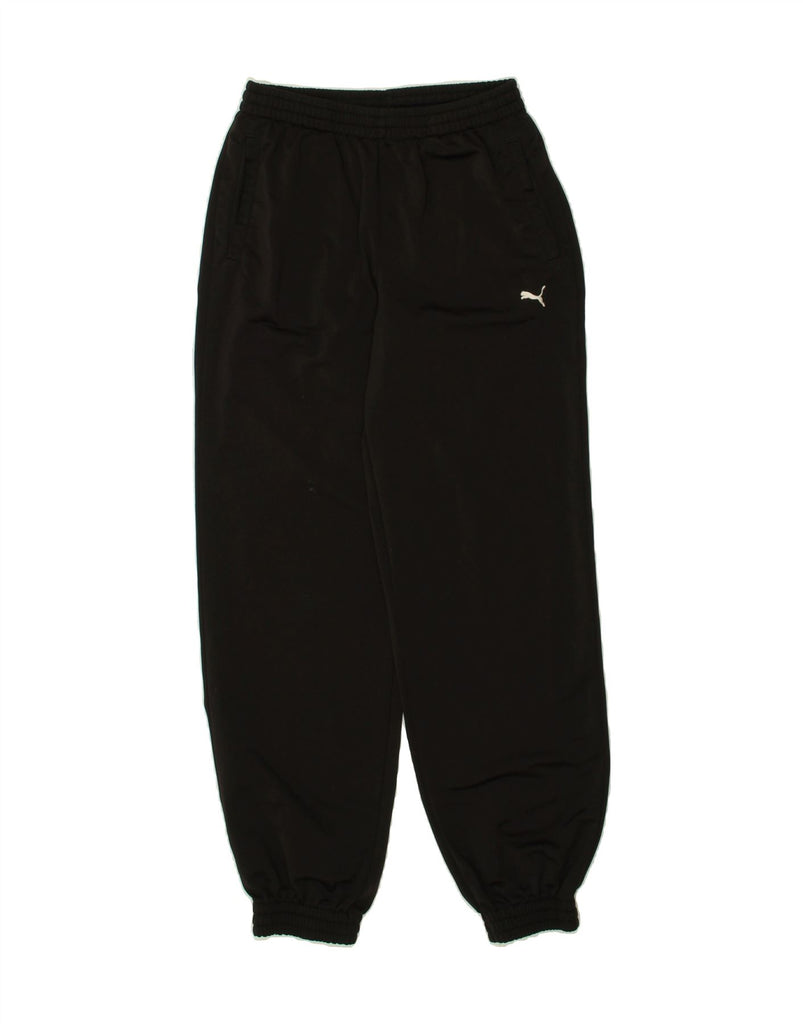 PUMA Boys Tracksuit Trousers Joggers 13-14 Years Black Vintage Puma and Second-Hand Puma from Messina Hembry 