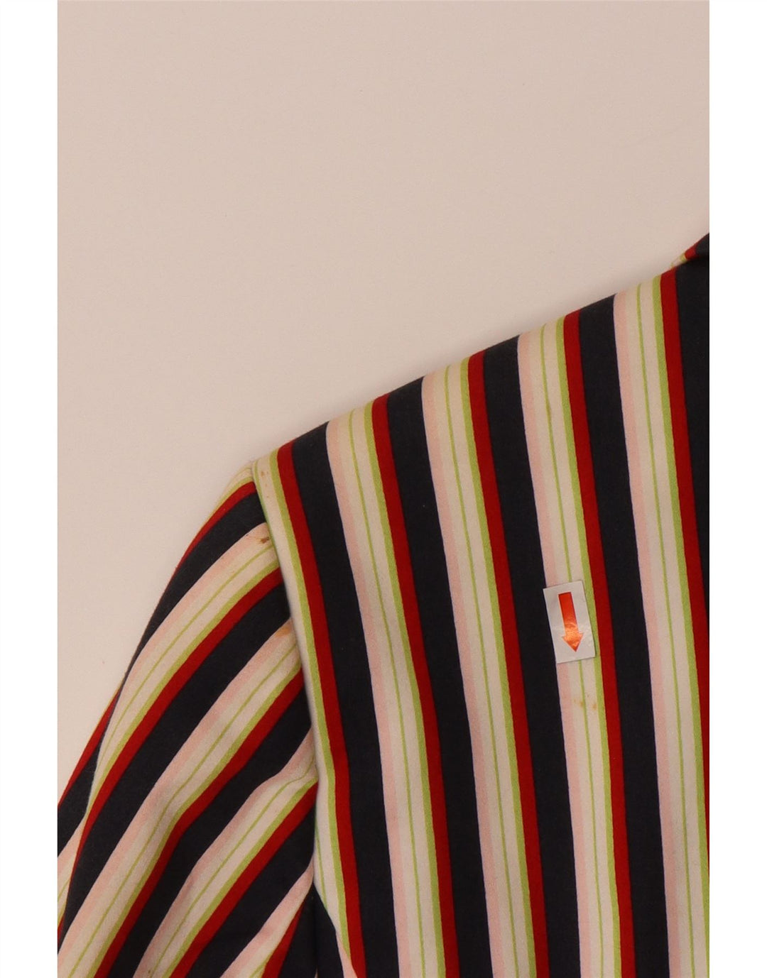 TOMMY HILFIGER Womens Blazer Jacket US 10 Large Multicoloured Striped