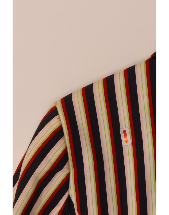 TOMMY HILFIGER Womens Blazer Jacket US 10 Large Multicoloured Striped