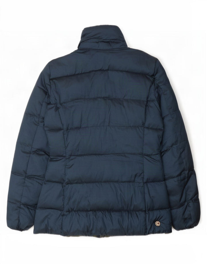 Colmar Womens Padded Jacket IT 42 Small Navy Blue Polyester