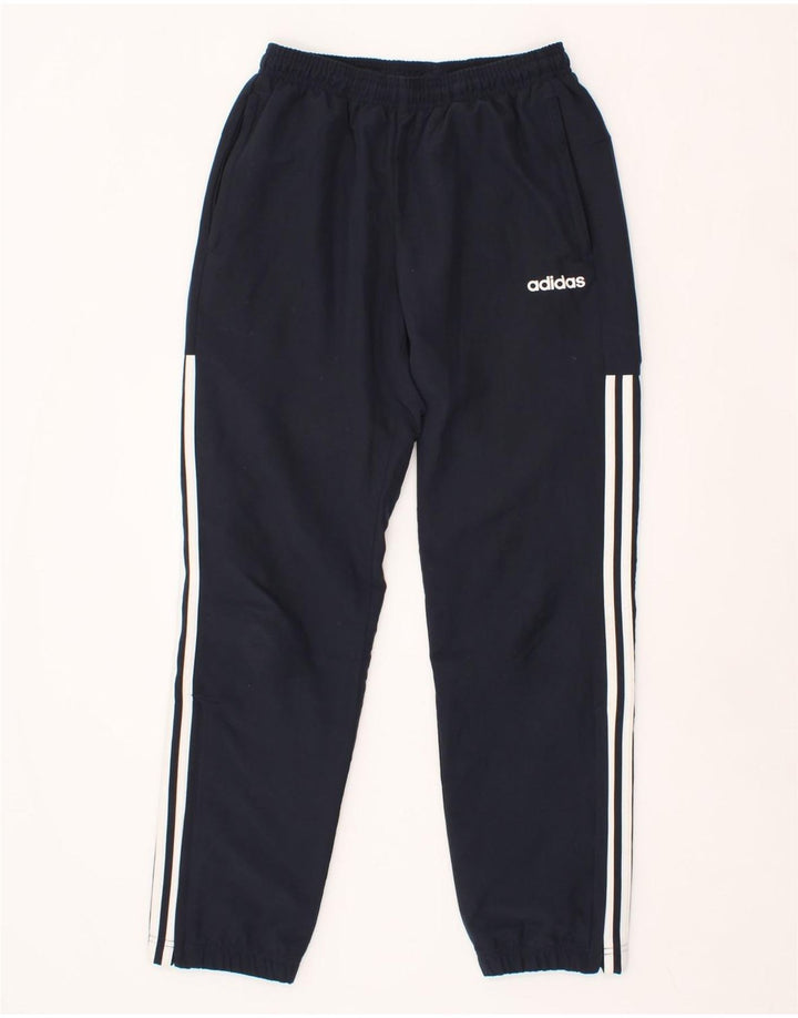 ADIDAS Mens Tracksuit Trousers Joggers Small Navy Blue Polyester Vintage Adidas and Second-Hand Adidas from Messina Hembry 