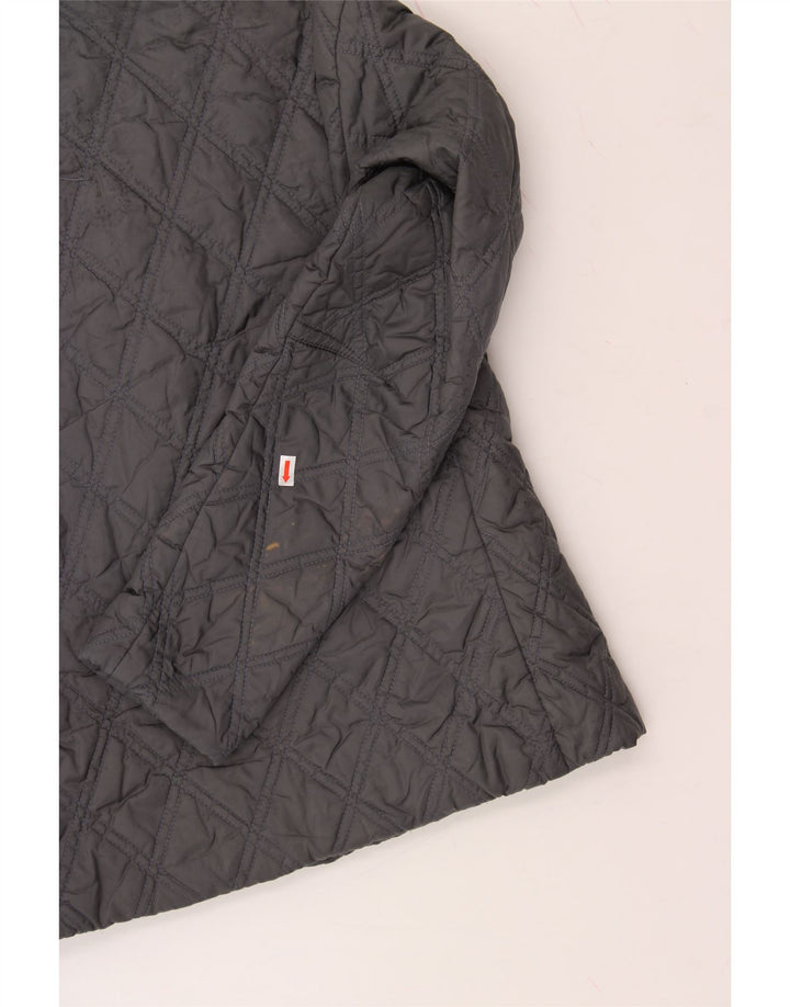 MURPHY & NYE Womens Padded Jacket UK 10 Small Grey Vintage Murphy & Nye and Second-Hand Murphy & Nye from Messina Hembry 