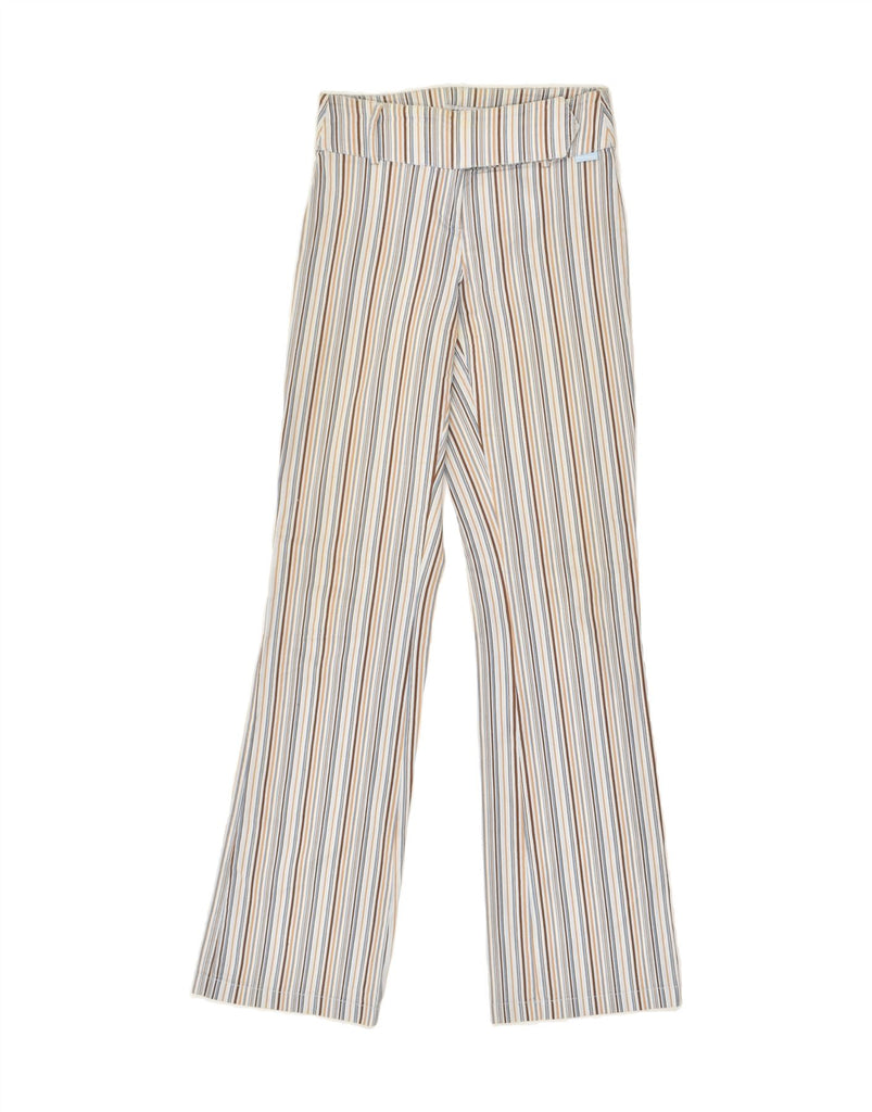 TOM TAILOR Womens Straight Casual Trousers W34 L34  Grey Striped Cotton | Vintage Tom Tailor | Thrift | Second-Hand Tom Tailor | Used Clothing | Messina Hembry 