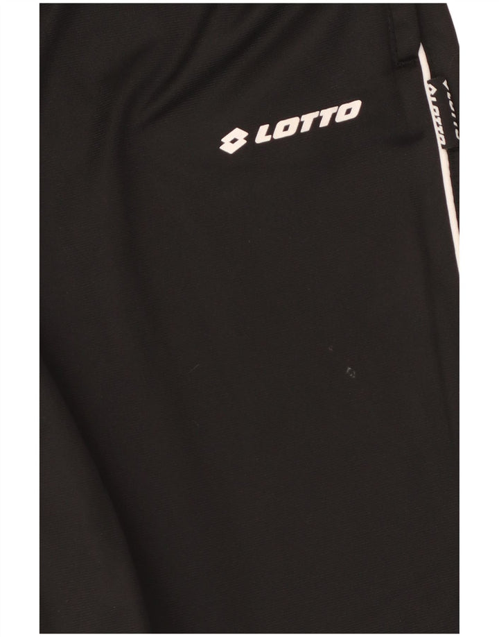 Lotto Mens Tracksuit Trousers Joggers Large  Black Polyester