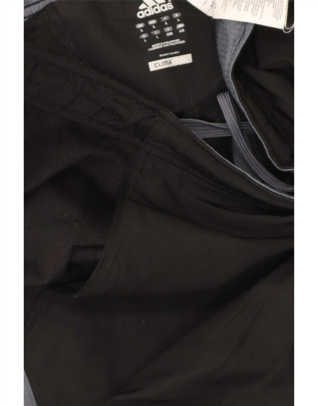 Adidas Mens Climacool Tracksuit Trousers Large  Black Colourblock Polyester