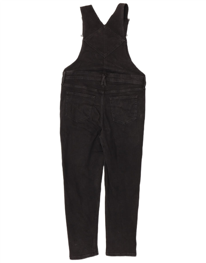WHITE STUFF Womens Dungarees Slim Jeans US 12 Large W36 L27 Black Cotton