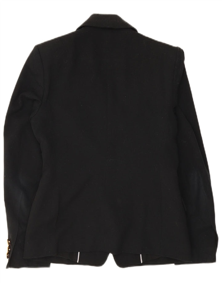 Marks & Spencer Womens Tailored Fit Blazer Jacket UK 6 XS Black