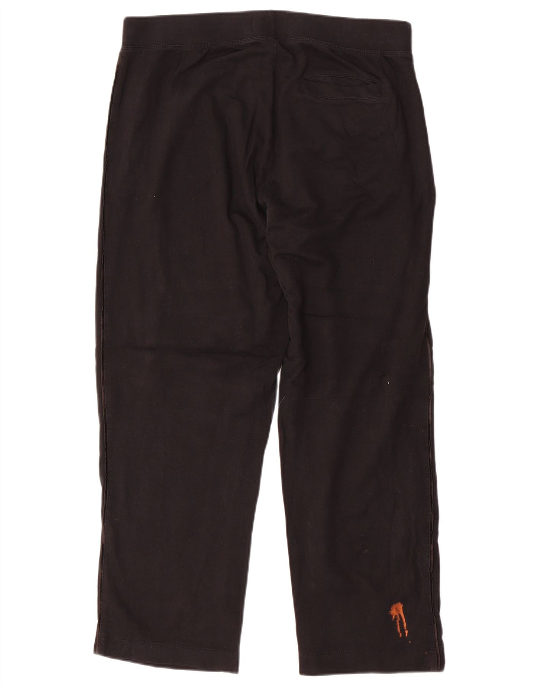 Marks & Spencer Womens Tracksuit Trousers UK 16 Large Black Cotton