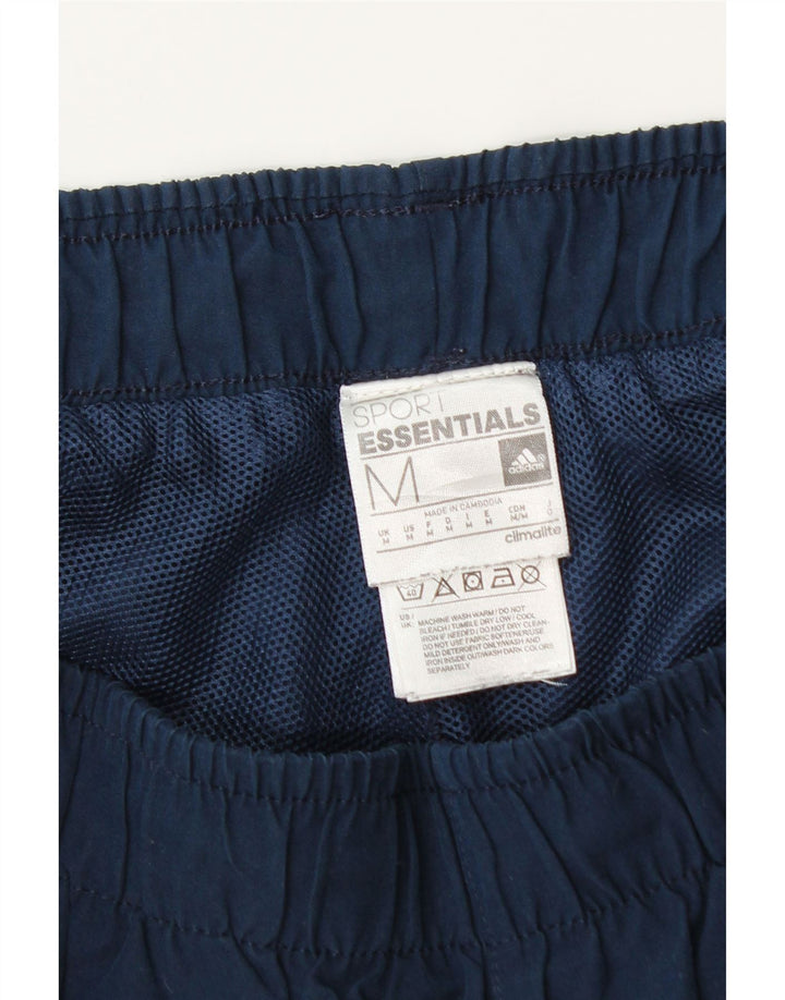 Adidas Mens Climalite Sport Shorts Medium  Navy Blue Polyester