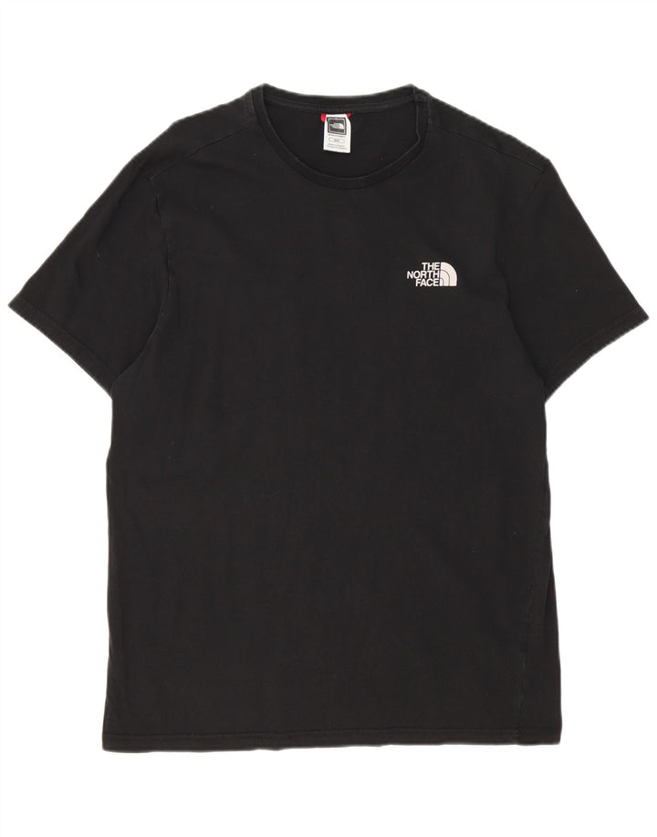 The North Face Mens T-Shirt Top Medium Black Cotton