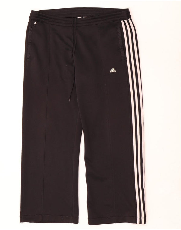 Adidas Womens Clima 365 Tracksuit Trousers UK 16 Large Black Polyester
