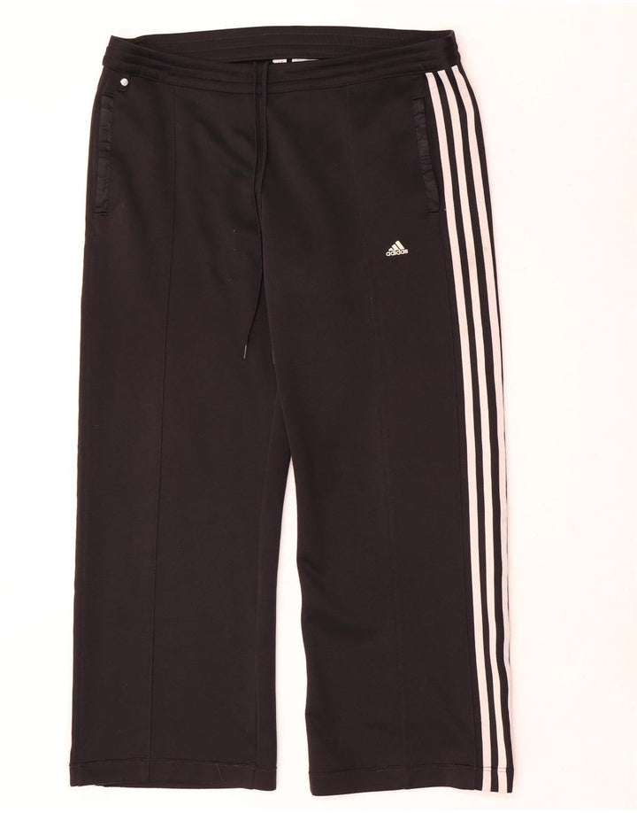 Adidas Womens Clima 365 Tracksuit Trousers UK 16 Large Black Polyester