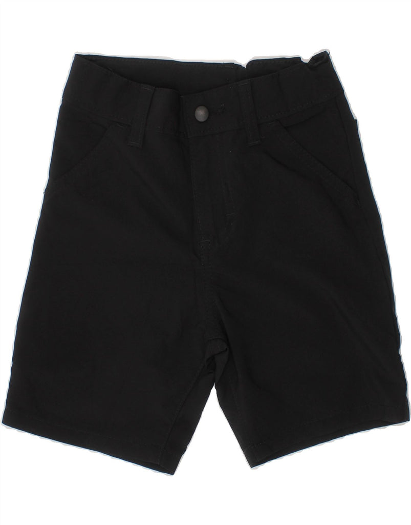 WRANGLER Boys Chino Shorts 4-5 Years W22  Black Polyester Vintage Wrangler and Second-Hand Wrangler from Messina Hembry 