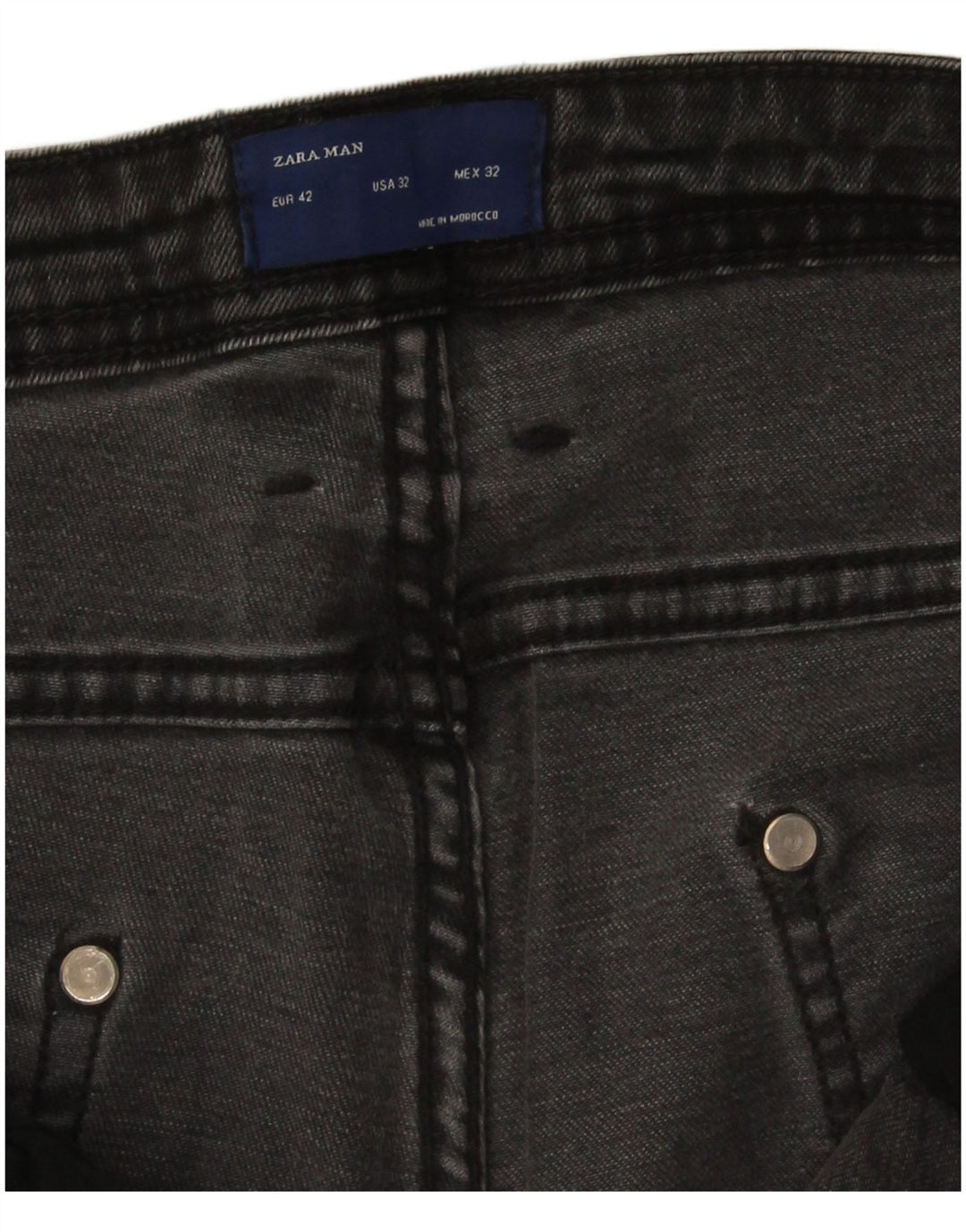 Zara Mens Skinny Jeans EU 42 Large W32 L27 Grey
