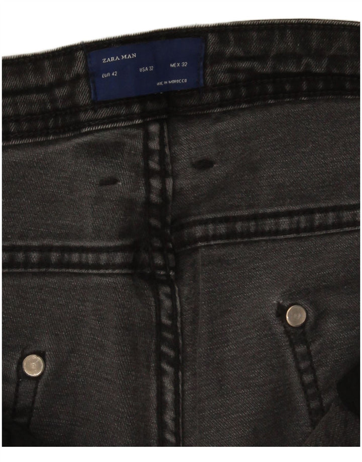 Zara Mens Skinny Jeans EU 42 Large W32 L27 Grey