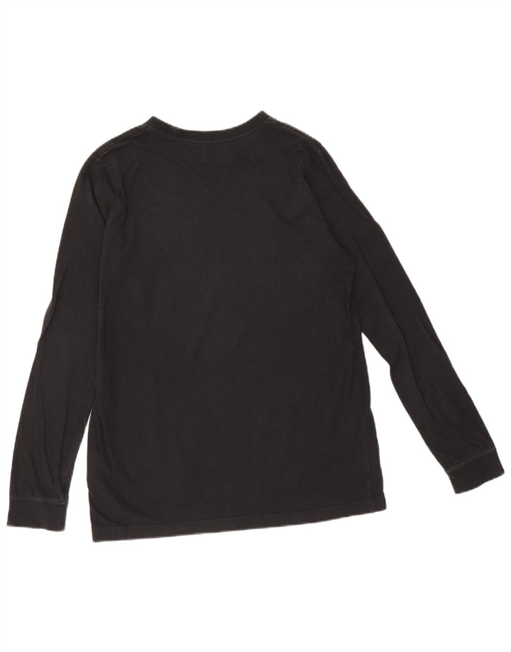 Nike Boys Top Long Sleeve 13-14 Years XL Black Cotton