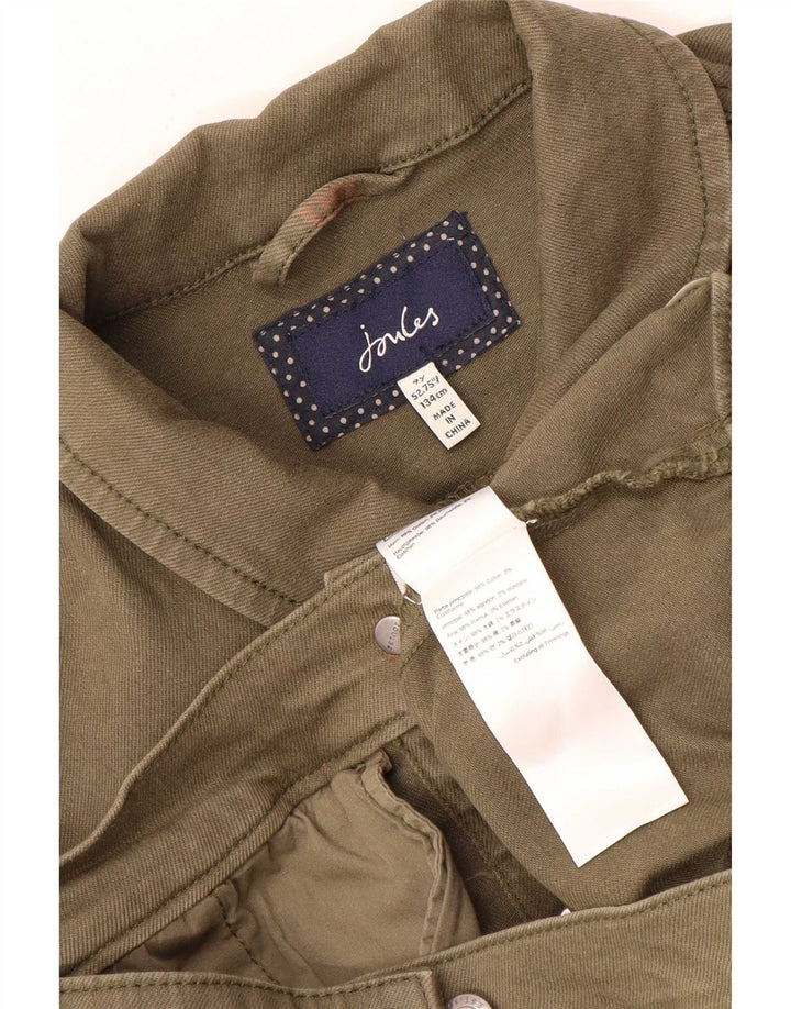 Joules Boys Denim Jacket 8-9 Years Khaki Cotton