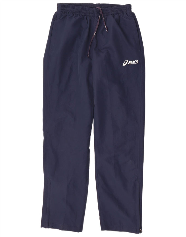 Asics Mens Tracksuit Trousers XL  Navy Blue Polyester