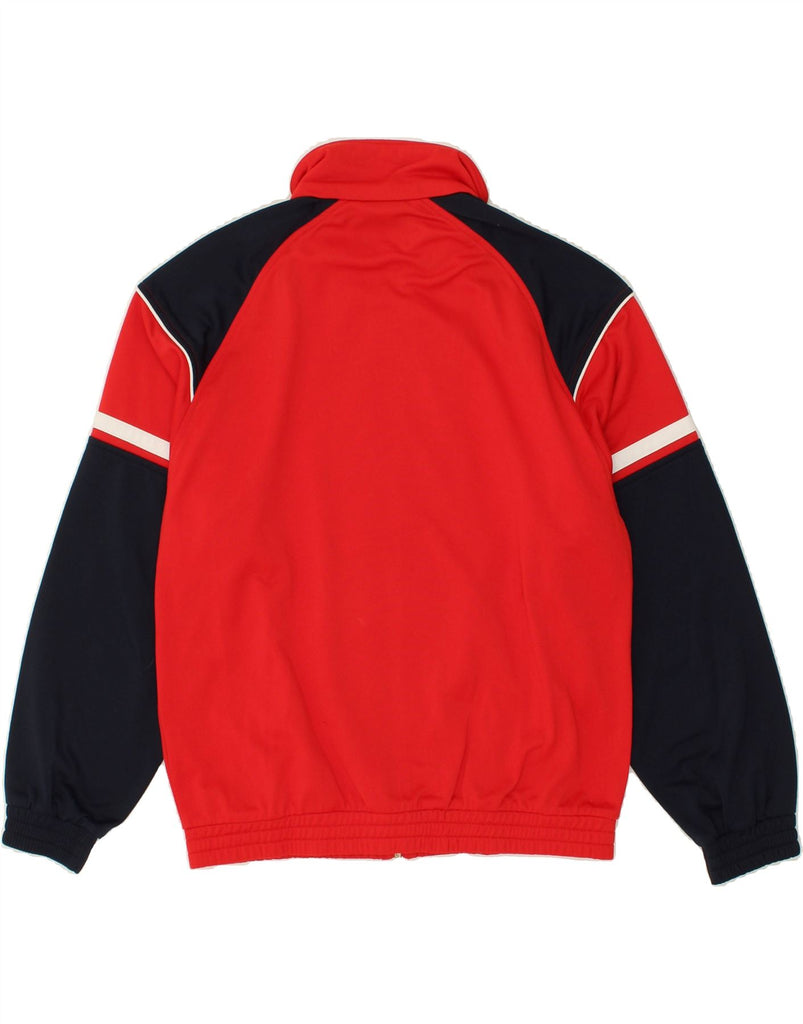 LOTTO Mens Tracksuit Top Jacket Small Red Colourblock Polyester Vintage Lotto and Second-Hand Lotto from Messina Hembry 