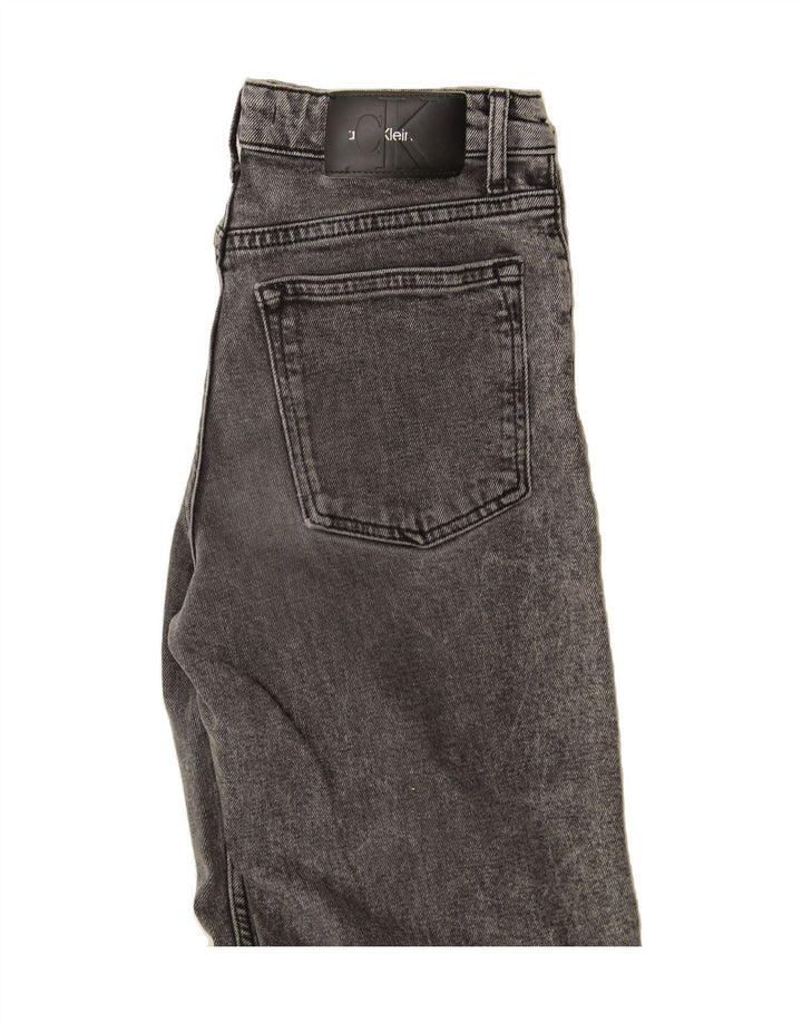 CALVIN KLEIN Womens Straight Jeans US 16 2XL W26 L30 Grey Vintage Calvin Klein and Second-Hand Calvin Klein from Messina Hembry 