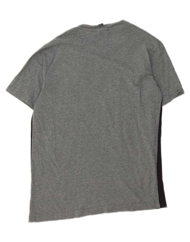 CHAMPION Mens Graphic T-Shirt Top Small Grey Colourblock Vintage Champion and Second-Hand Champion from Messina Hembry 