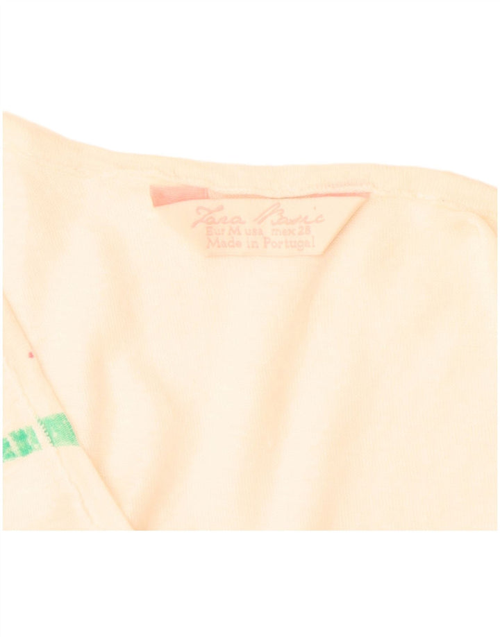 Zara Womens Vest Top UK 12 Medium Multicoloured Striped