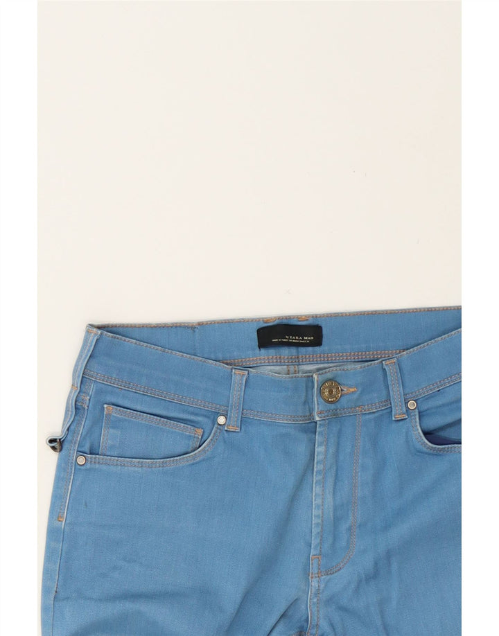 ZARA Mens Straight Jeans W31 L33 Blue Cotton Vintage Zara and Second-Hand Zara from Messina Hembry 