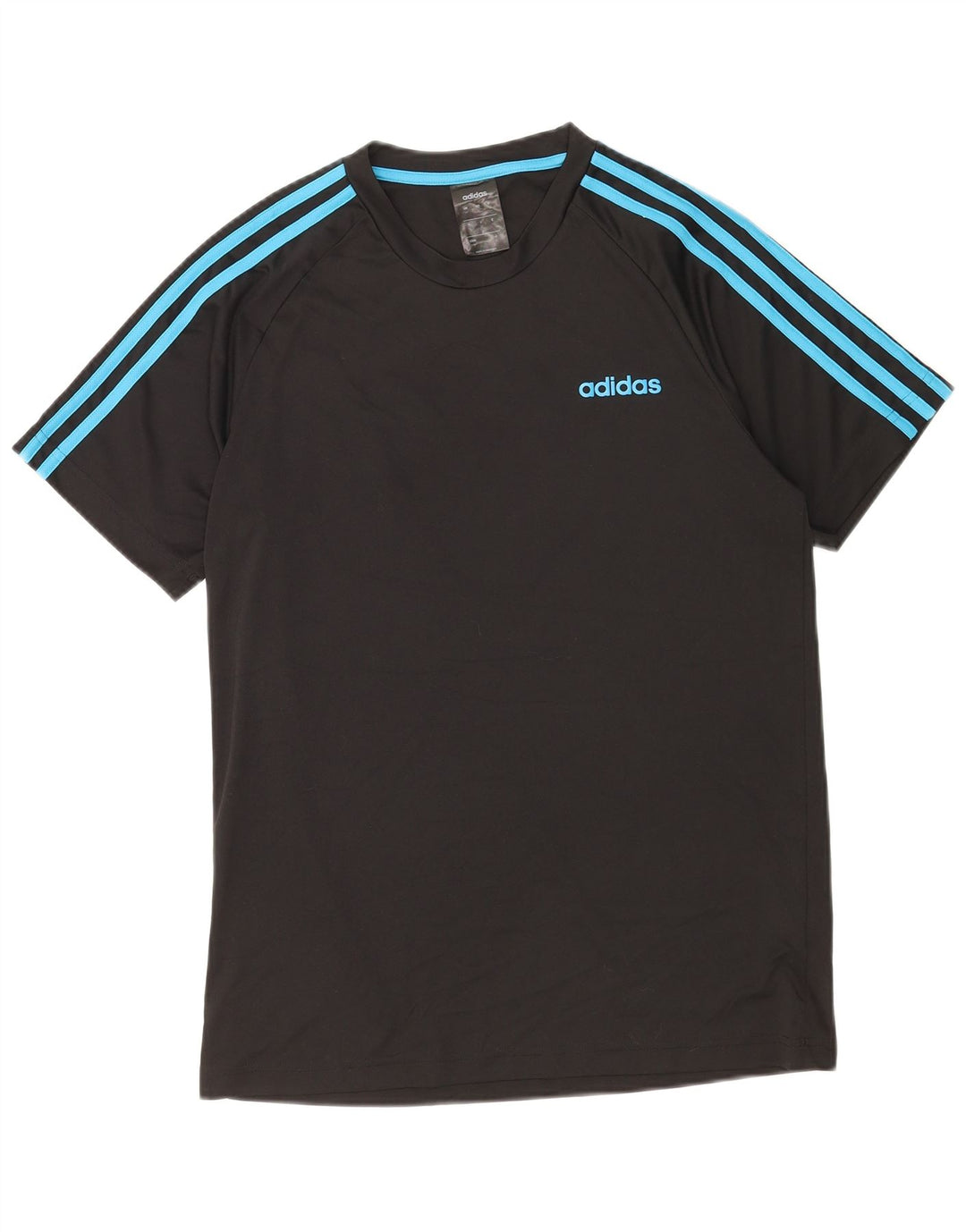 Adidas Mens Climalite T-Shirt Top Medium Black Polyester