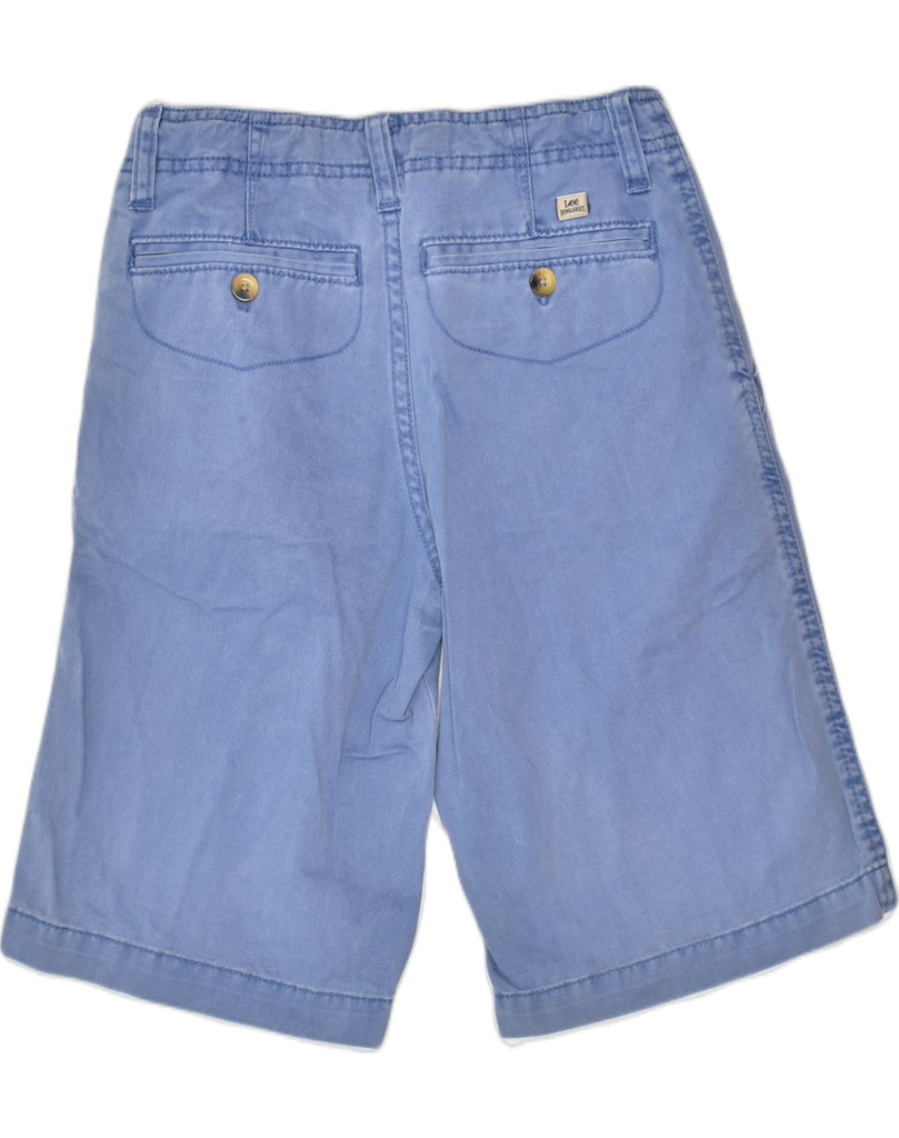 LEE Boys Dungarees Relaxed Fit Chino Shorts 11-12 Years W26 Blue Cotton | Vintage | Thrift | Second-Hand | Used Clothing | Messina Hembry 