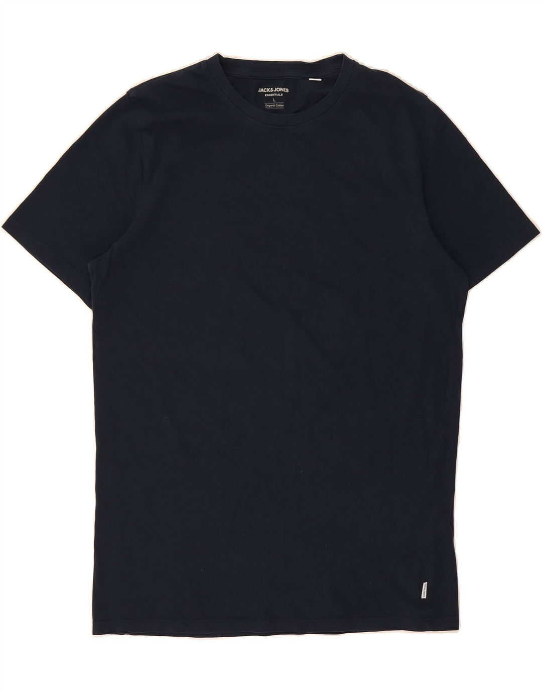 JACK & JONES Mens T-Shirt Top Large Navy Blue Cotton Vintage Jack & Jones and Second-Hand Jack & Jones from Messina Hembry 