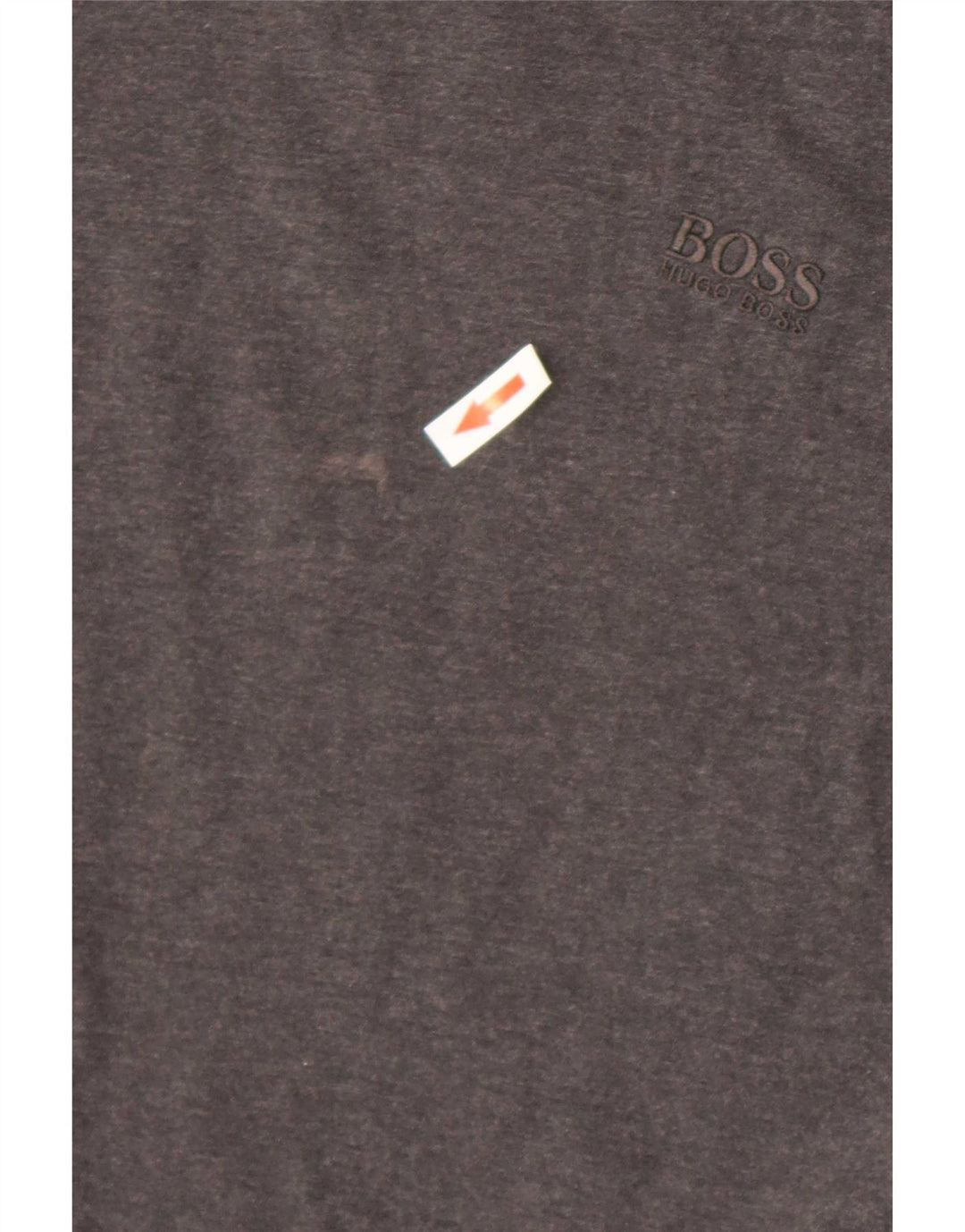 Hugo Boss Mens T-Shirt Top Medium Grey Cotton