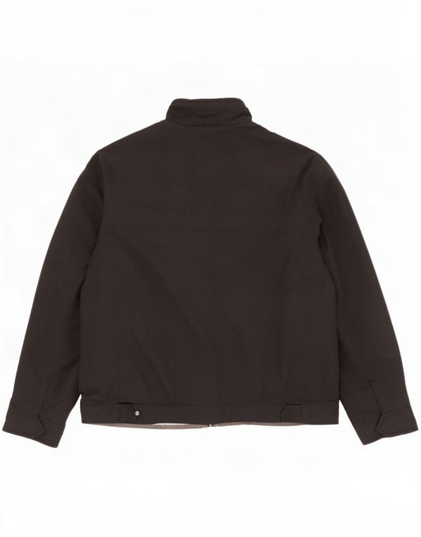 Marks & Spencer Mens Autograph Bomber Jacket UK 42 XL Black Polyamide