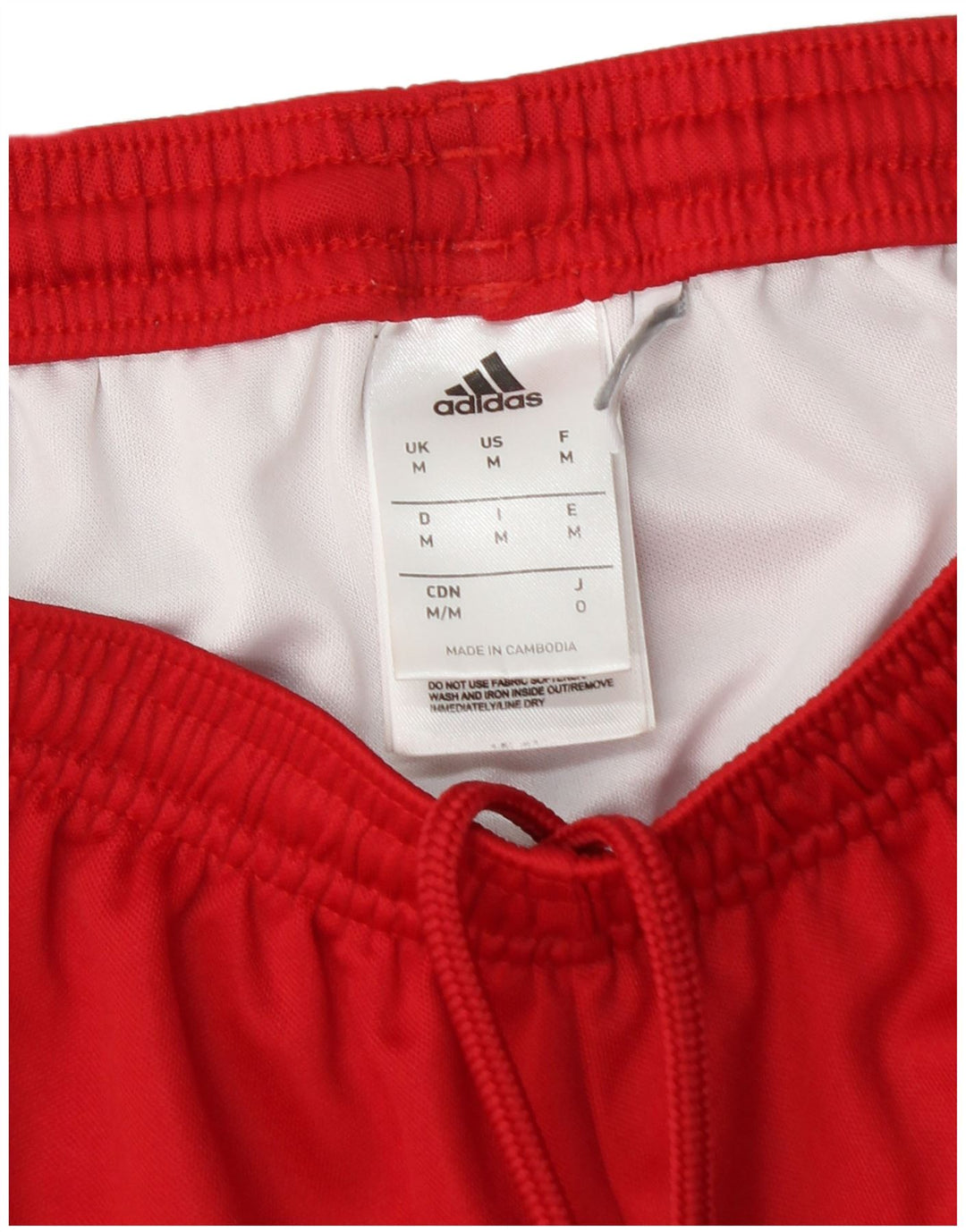 Adidas Mens Climalite Sport Shorts Medium Red Polyester