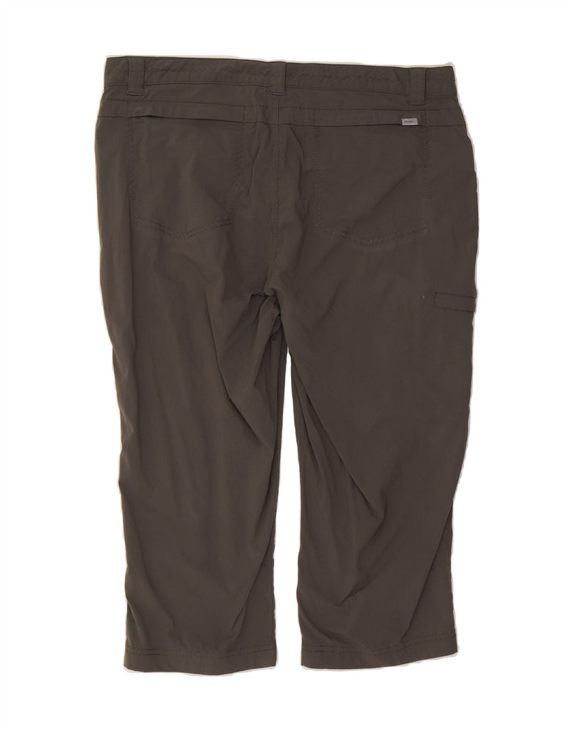 EDDIE BAUER Womens Cargo Capri Trousers US 12 Large W34 L20 Grey Nylon Vintage Eddie Bauer and Second-Hand Eddie Bauer from Messina Hembry 