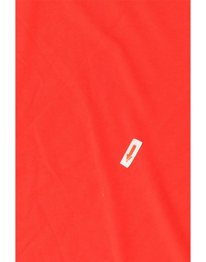 Champion Mens Graphic T-Shirt Top Large Red Colourblock