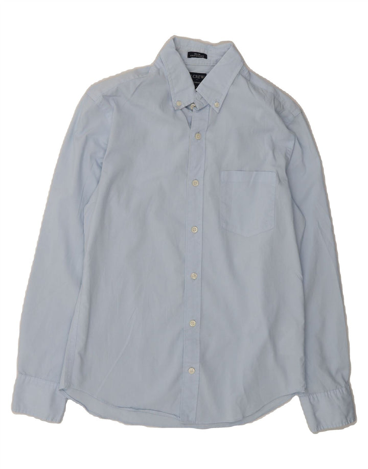 J. CREW Mens Slim Shirt Small Blue Cotton Vintage J. Crew and Second-Hand J. Crew from Messina Hembry 