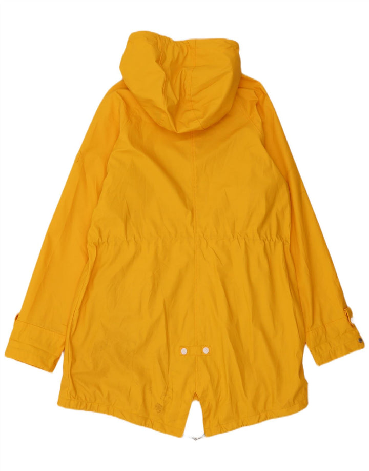 Voile Bleue Womens Hooded Rain Jacket UK 18 XL Yellow Polyurethane
