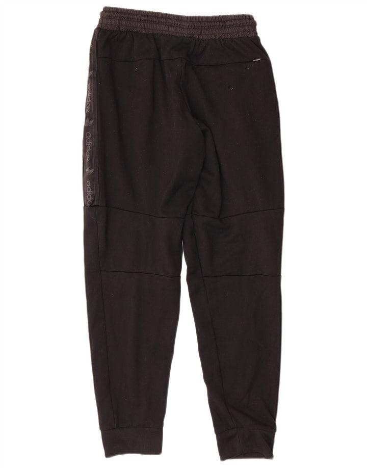 Adidas Mens Graphic Tracksuit Trousers Joggers Medium Black Polyester