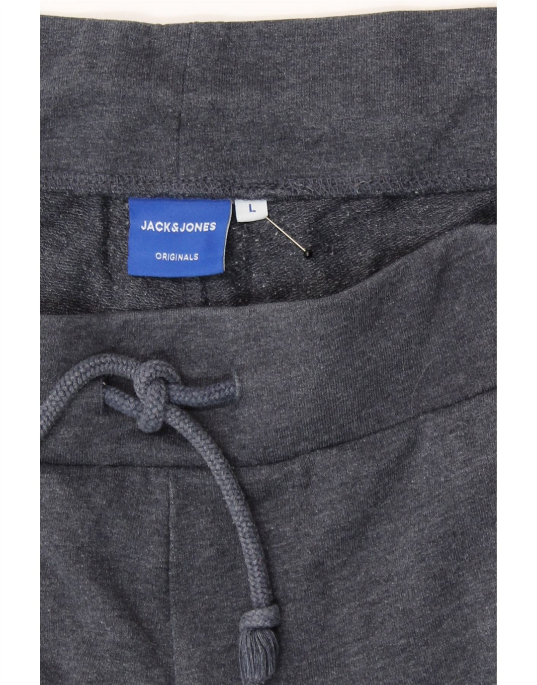 Jack & Jones Mens Tracksuit Trousers Joggers Large  Grey Cotton