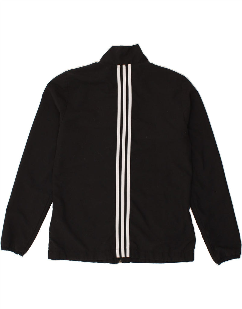 ADIDAS Womens Tracksuit Top Jacket UK 10 Small  Black Polyester | Vintage Adidas | Thrift | Second-Hand Adidas | Used Clothing | Messina Hembry 