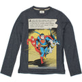 SISLEY Boys Marvel Graphic Top Long Sleeve 10-11 Years XL Blue Cotton Vintage Sisley and Second-Hand Sisley from Messina Hembry 