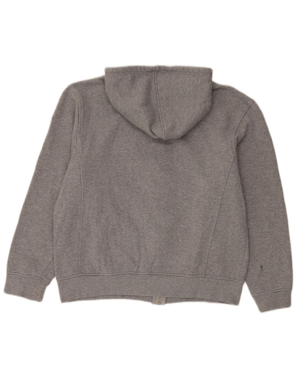 Fila Womens Graphic Zip Hoodie Sweater UK 20 2XL Grey Cotton