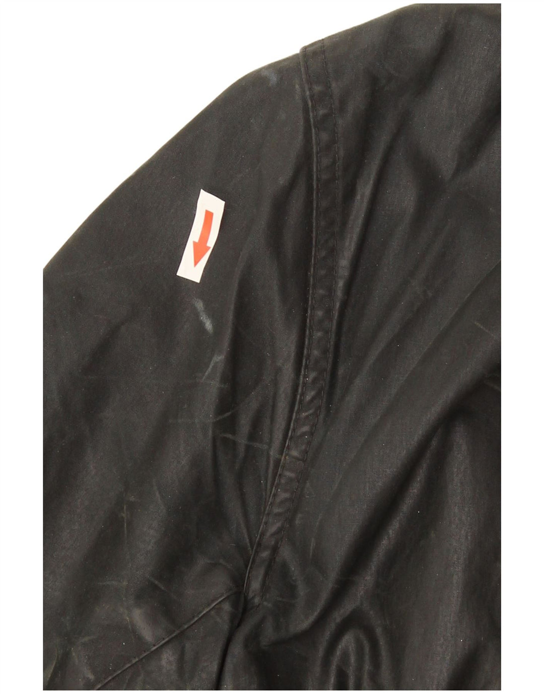 Barbour Mens Border Waxed Cotton Coat UK 36 Small Black