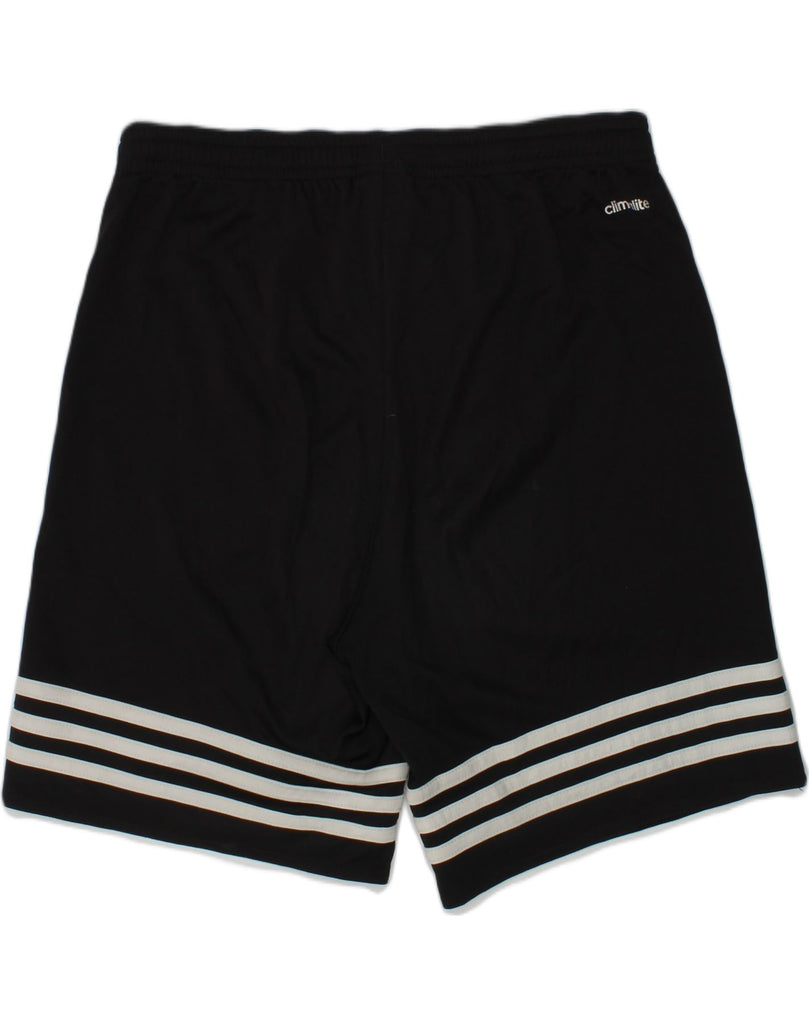 ADIDAS Boys Sport Shorts 11-12 Years Black Polyester | Vintage Adidas | Thrift | Second-Hand Adidas | Used Clothing | Messina Hembry 