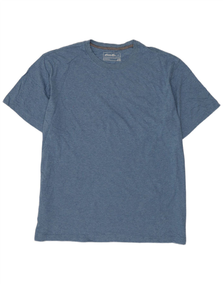 EDDIE BAUER Mens T-Shirt Top XL Blue Cotton