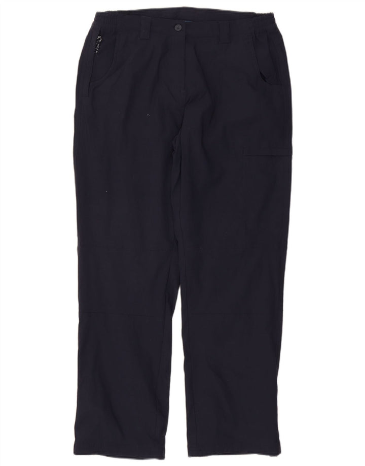 Mountain Warehouse Womens Cargo Trousers UK 10 Small W27 L29 Navy Blue